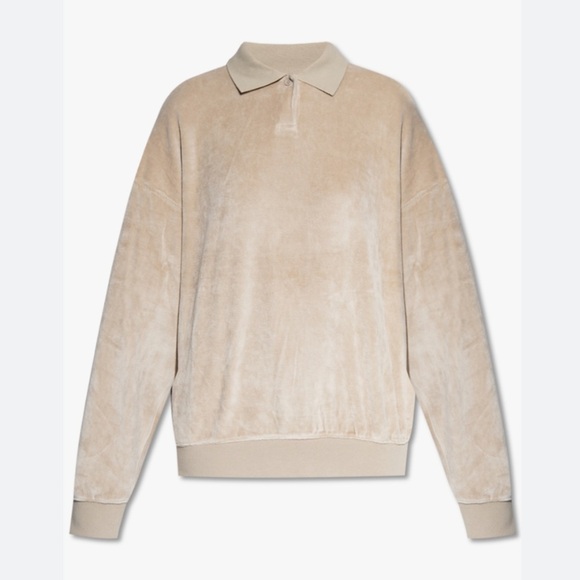 FEAR OF GOD ESSENTIALS Women’s Velour Sweatshirt - Picture 5 of 8